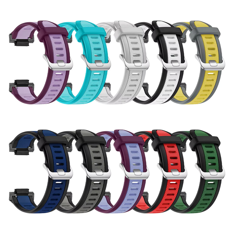 CHIICSMART Uhrenarmband Silikon, Bicolor, Unisex - Bild 6