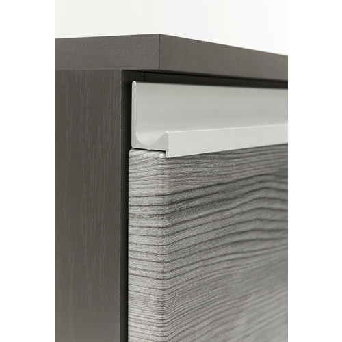 HELD MÖBEL Waschbeckenunterschrank Arezzo in Grau mit Türen und Schubladen, B/H/T: 60 x 55 x 35 cm - Bild 3