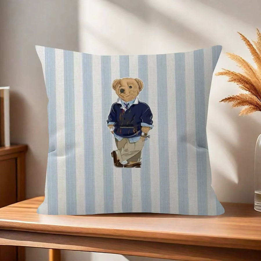 Beast Kingdom Flauschiger Bären-Polo Kissenbezug als dekorative Kissenhülle für dein Sofa - Bild 6