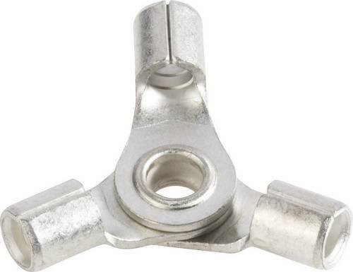 Vogt Verbindungstechnik Quetschverteiler 3532a3 aus Metall in Silber mit max. 6mm² Querschnitt und 4mm Loch-Ø - Bild 1