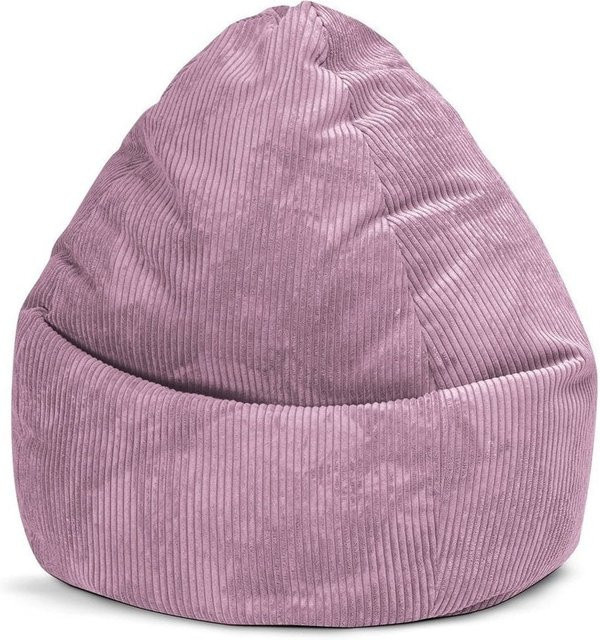 Sitzsack BeanBag Shara XXL von Sitting Point in Lila mit Cord-Optik (300 Liter) - Bild 1