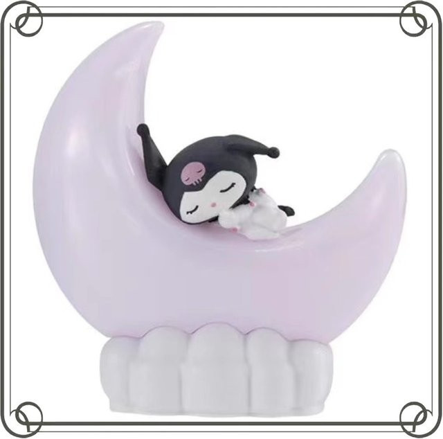 Bandai Sanrio Kuromi Pompompurin Mond Nachtlicht, Action Figur, Einzelfigur - Bild 1