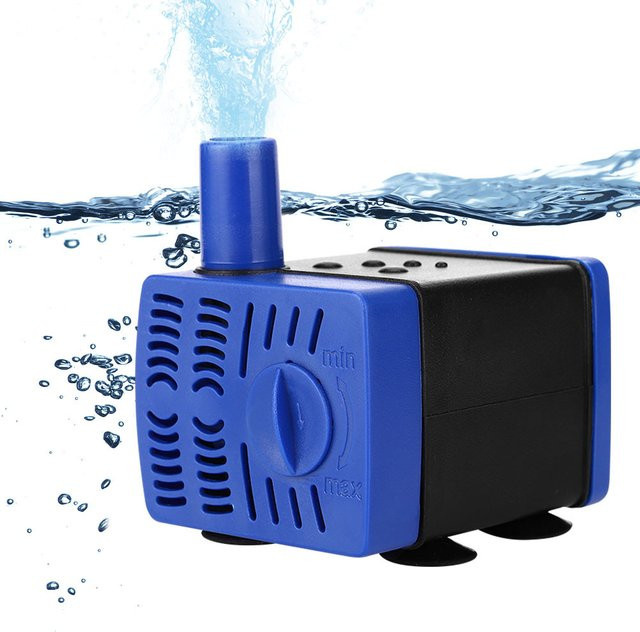 Silent Filter Tauchpumpe in Blau für Aquarium und Gartenbrunnen, 220V-240V - Bild 1