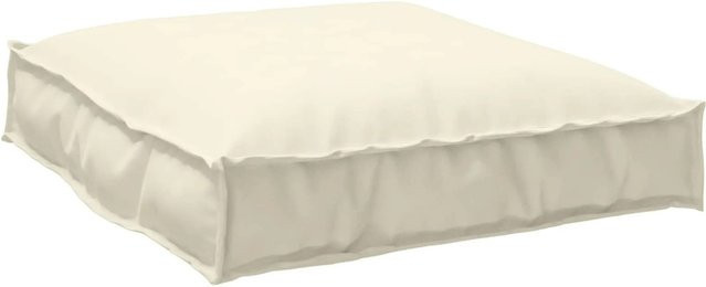 vidaXL Kissen in Creme mit Oxford-Stoff, quadratisch, B/T/H: 70 x 70 x 12 cm - Bild 1