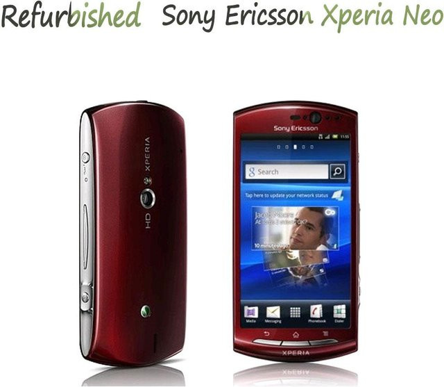 Sony Ericsson Xperia Neo MT15 Mobiltelefon, Refurbished, Rot, 1500mAh, 1 SIM - Bild 1