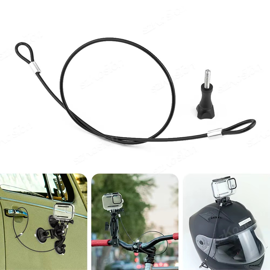 SZKOSTON Magnetischer Halshalterungsadapter mit Trageband in Schwarz für DJI, Insta360 und GoPro Kameras für POV Radfahren und Vlog Zubehör - Bild 2
