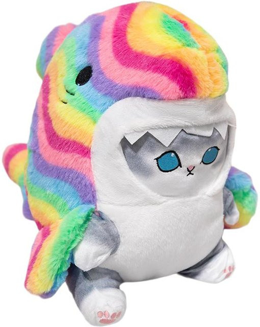 Yiran toy Kawaii Katze Plüschtier, Braun Grau, 22cm - Bild 1