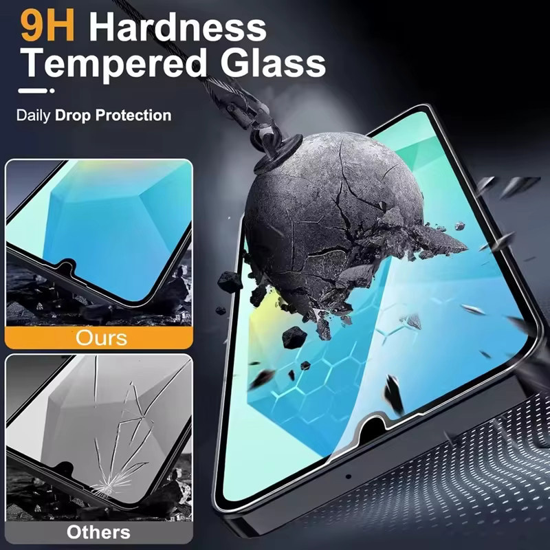 5er Pack Panzerglas Display Schutz für Samsung Galaxy A16 A56 A55 A54 A53 A52 A52S A51 A71 A36 A35 A34 A33 A32 A13 M31 M51 S10E S20FE in Transparent - Bild 3