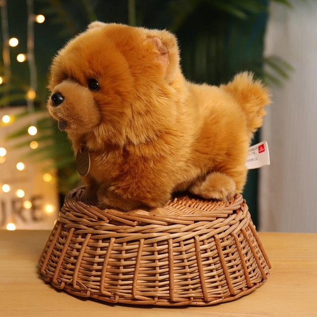 Kidsly Chow Chow Plüschtier, braun, 30cm - Bild 1