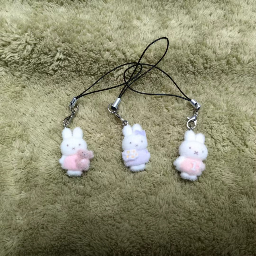 Miffy Kaninchen Schlüsselanhänger, Creme Glocke - Bild 1