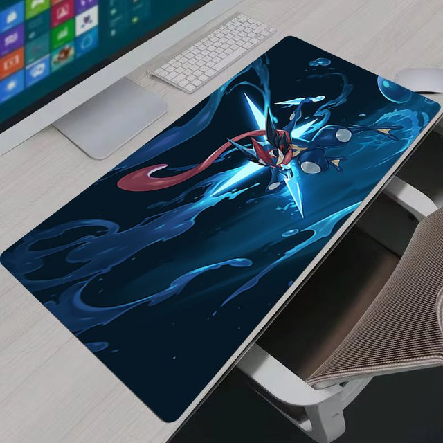 Bandai Greninja Mauspad XXL Gamer Mausmatte in Multicolour aus Naturkautschuk - Bild 1