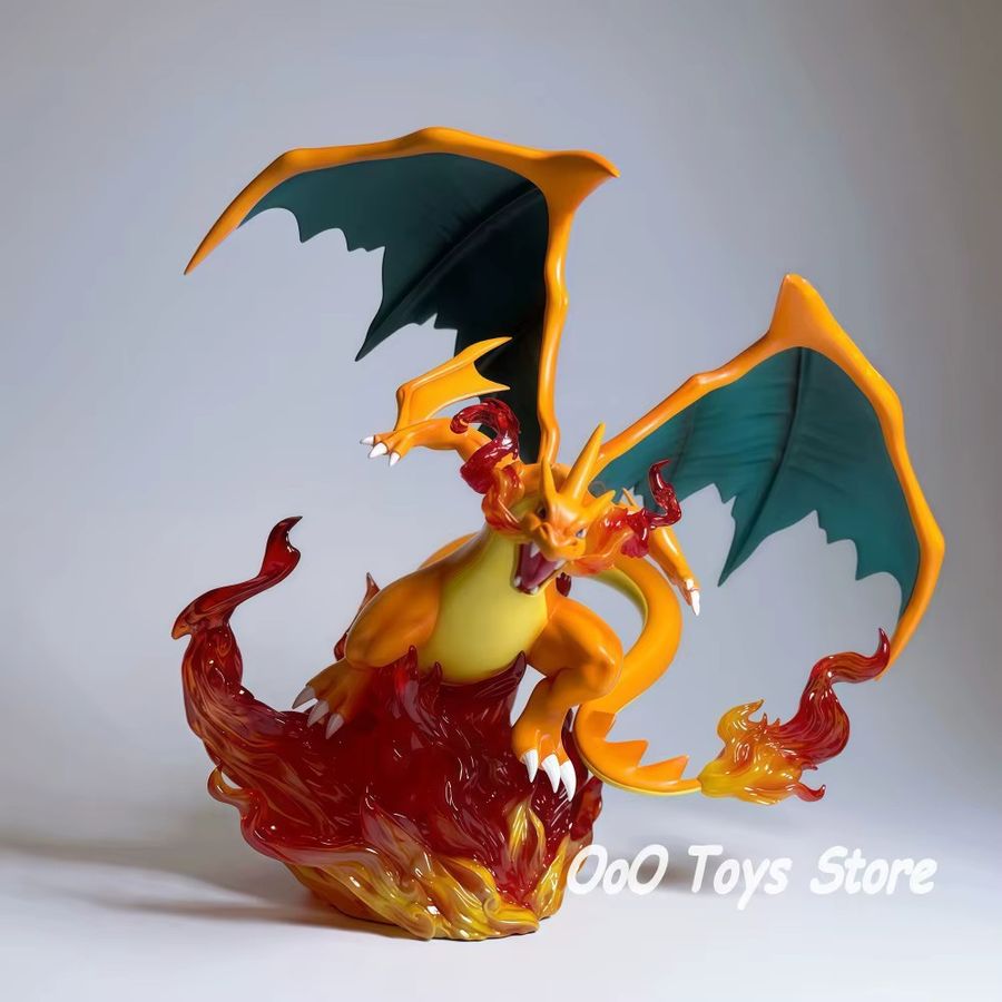 Bandai Mega Charizard Anime Figur aus PVC in Orange, Höhe: 18 cm - Bild 3