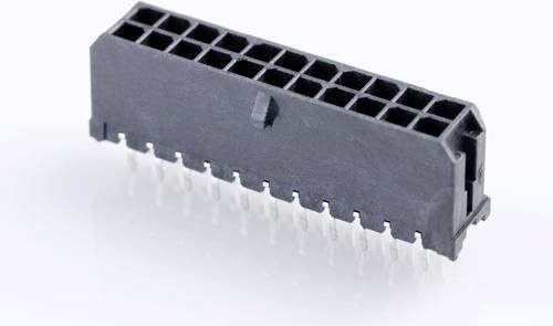 Molex Einbau-Stiftleiste Standard 430452214 Tray in Schwarz und Gold - Bild 1