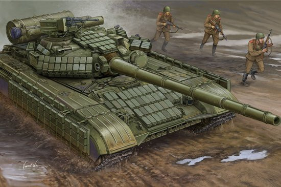 Trumpeter Soviet T-64AV MOD 1984, Fahrzeug, Grün - Bild 1