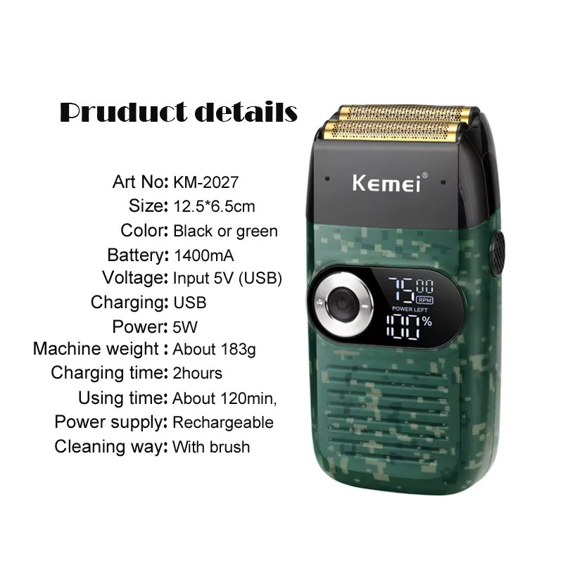 Kemei Elektrorasierer für Herren - Bild 2