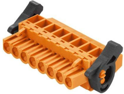 Weidmüller Buchsengehäuse-Kabel BL/SL in Orange mit 12 Polen und 5,08 mm Rastermaß, 24 Stück - Bild 1