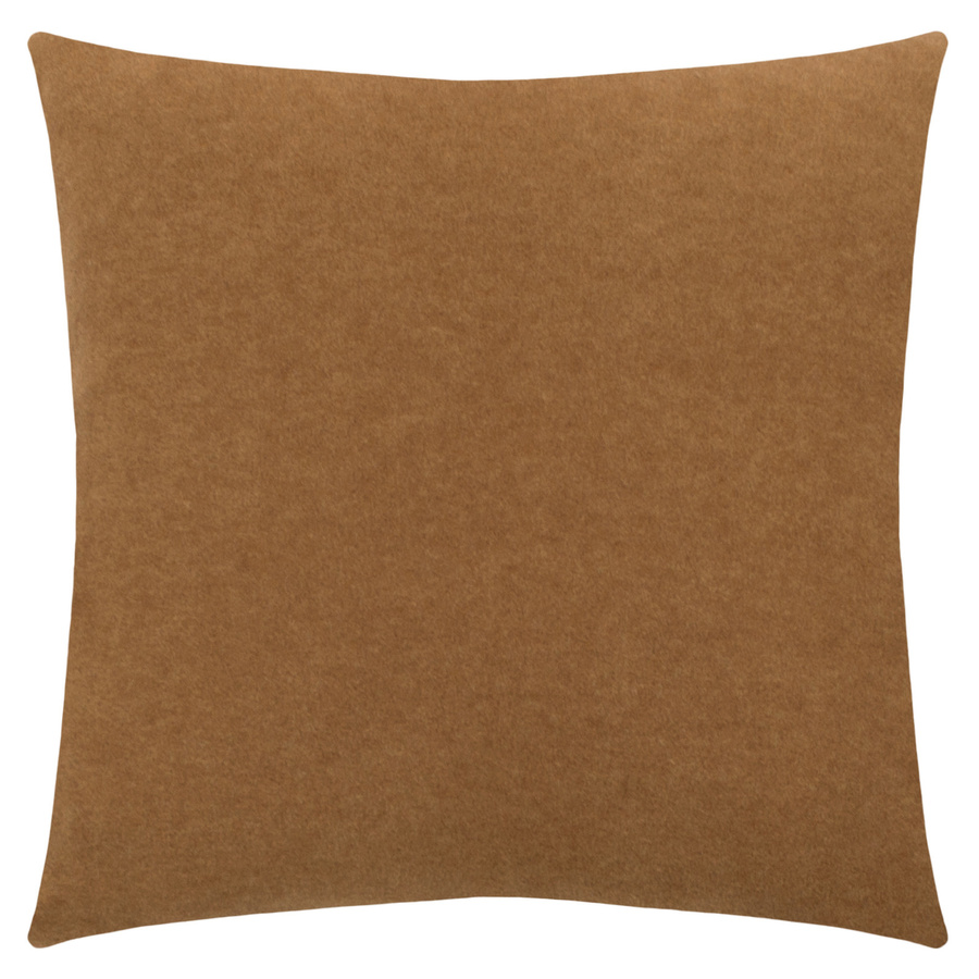 Zoeppritz Soft-Fleece Kissenhülle Braun, B/B: 50 x 50 cm, OEKO-TEX Standard 100 - Bild 1