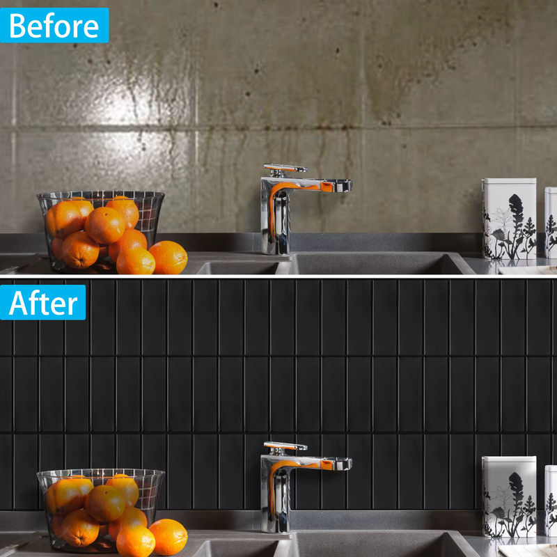 Vividtiles Selbstklebende Wandfliesen aus Vinyl, 10 Stück, Wasserdichte Vinyl-Tapete für Küche und Badezimmer - Bild 4