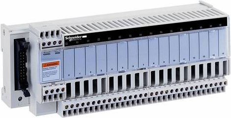 Schneider Electric ABE7S16E2B1 Verteilerblock grau mit Schraubanschluss - Bild 1