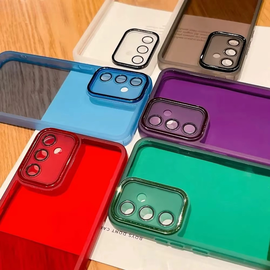 Gusakov Handyhülle mit Kameraschutz für Samsung Galaxy A16 A06 A15 A25 A35 A55 A14 A24 A34 A54 A05 A13 A53 A52 in Transparent - Bild 4