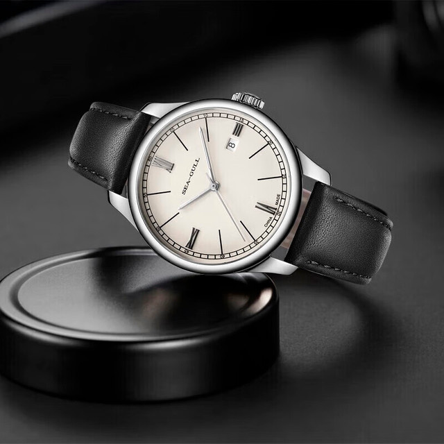 Sea-Gull Armbanduhr, Automatik, Edelstahl, 41 mm, Herren, Silber - Bild 1