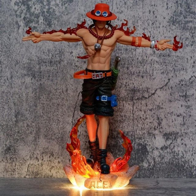 Fashnics One Piece Ace Leuchtende Figur mit Nachtlicht 27cm - Bild 1