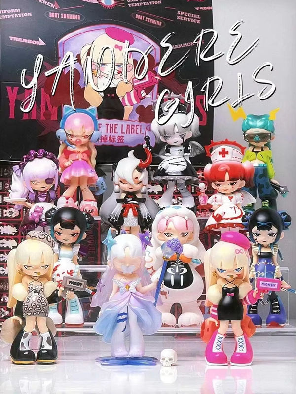 Luo Jiujiu Yandere Mädchen Figur in mehrfarbiger Ausführung aus Kunststoff - Bild 4