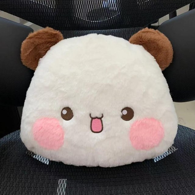 Bubu Dudu Plüschkissen Linyi Toy Panda Bär in Weiß, 20 cm - Bild 1