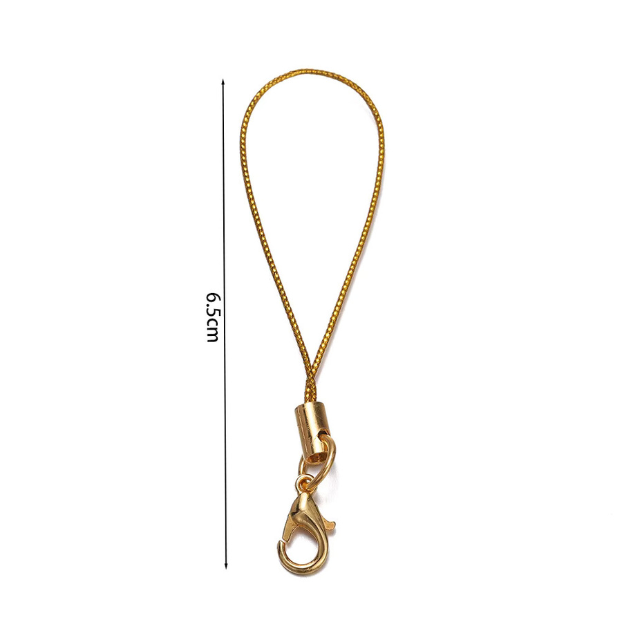 AGCFABS Schlüsselanhänger-Seil, Messing, Gold, Unisex - Bild 2