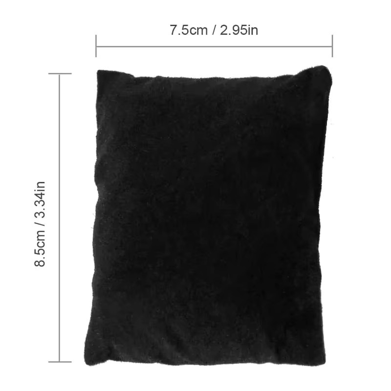 Uhrenkissen Samt, Schwarz, Unisex - Bild 2