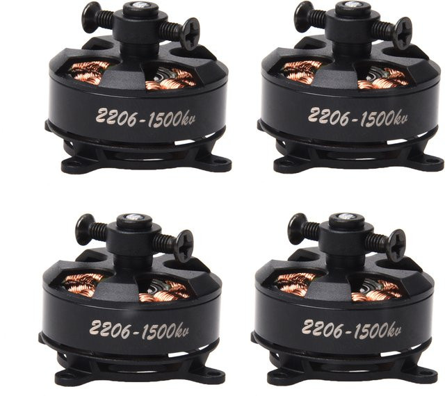 Readytosky 2206 1500KV RC FPV Outrunner Brushless Motor für Starrflügler, Drohnen und Quadcopter, Schwarz - Bild 1