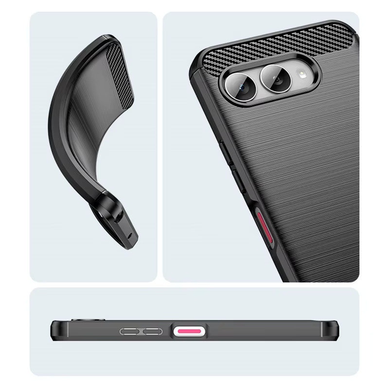 Stoßfeste TPU Silikonhülle für T-Mobile T Phone 3 und T-Mobile T Phone 3 Pro in Rot oder Schwarz von Wolfsay - Bild 4