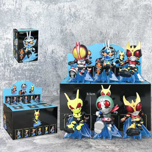 Bandai Kamen Rider Q-Version Blind Box Figuren aus Harz in Multicolor - Bild 1