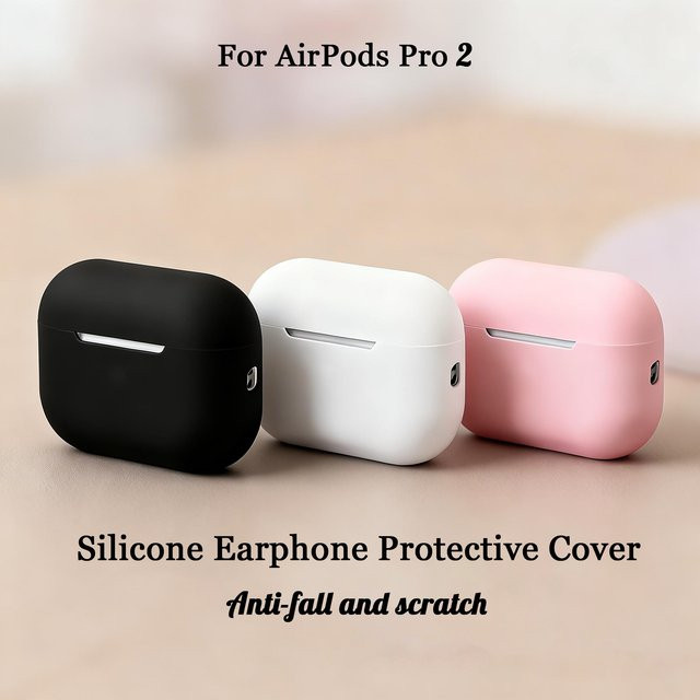 Silikon Schutzhülle für Apple AirPods Pro 2 in weicher Abdeckung - Bild 1