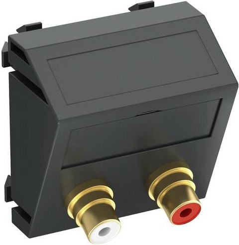 OBO Bettermann Abdeckung Multimediaträger Grau B/H/T: 4,5 x 4,5 x 0,9 cm - Bild 1