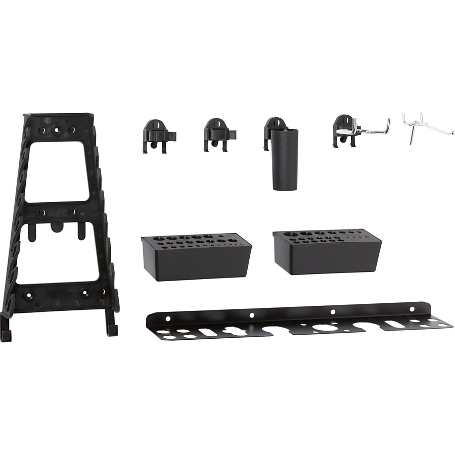 LUX-TOOLS Haken Set 30-teilig aus Stahl und Kunststoff in Schwarz - Bild 2