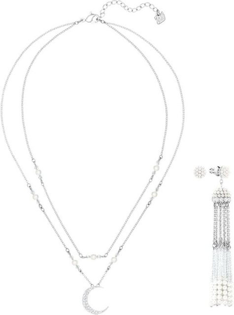 Swarovski Halskette, Weißgold Plated, Damen - Bild 1