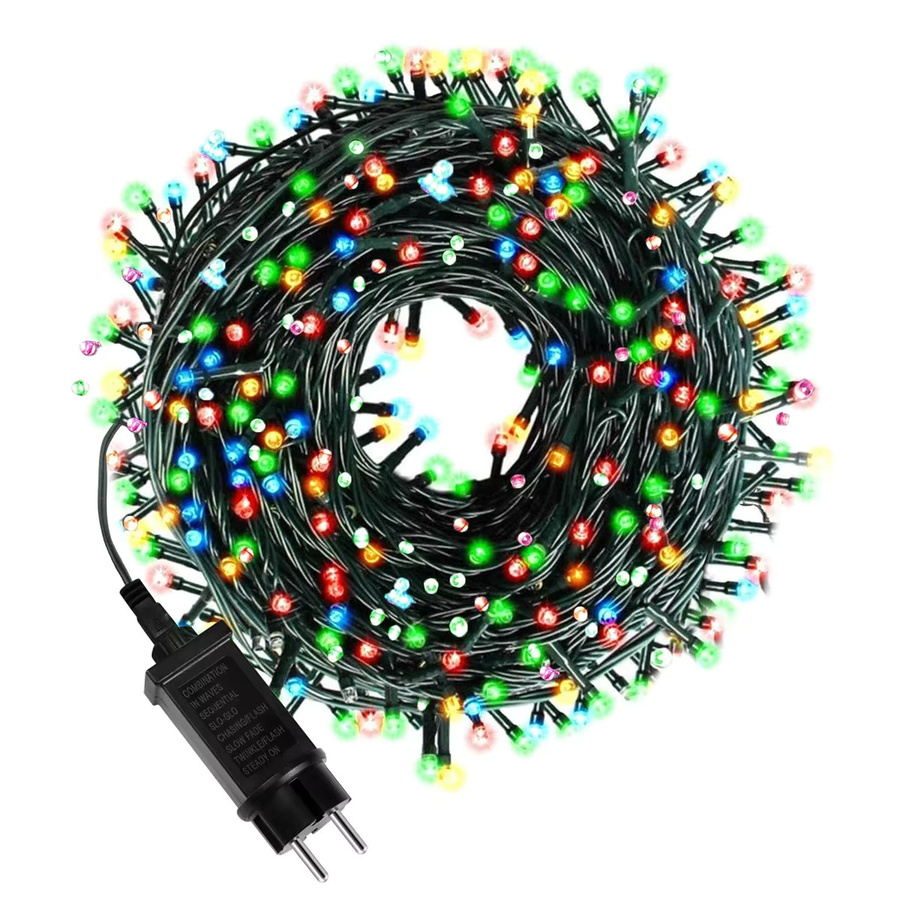 CHNAITEKE RGB LED Lichterkette für Außen und Garten, Mehrfarbig, 24V - Bild 4