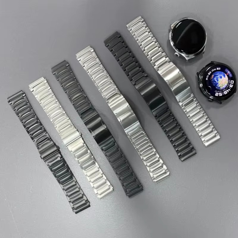 Uhrenarmband Edelstahl, Silber, Unisex - Bild 2