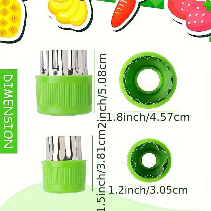 Bestbags 9-teiliges Edelstahl Keks- und Gemüseschneide-Set in Grün für Kinderbacken und Obstprägung - Bild 4