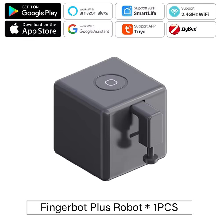 Timethinker Smart Fingerbot Zigbee 3.0 und Bluetooth Schalter für Tuya Garagen und Vorhänge, kompatibel mit Alexa und Google Home - Bild 3