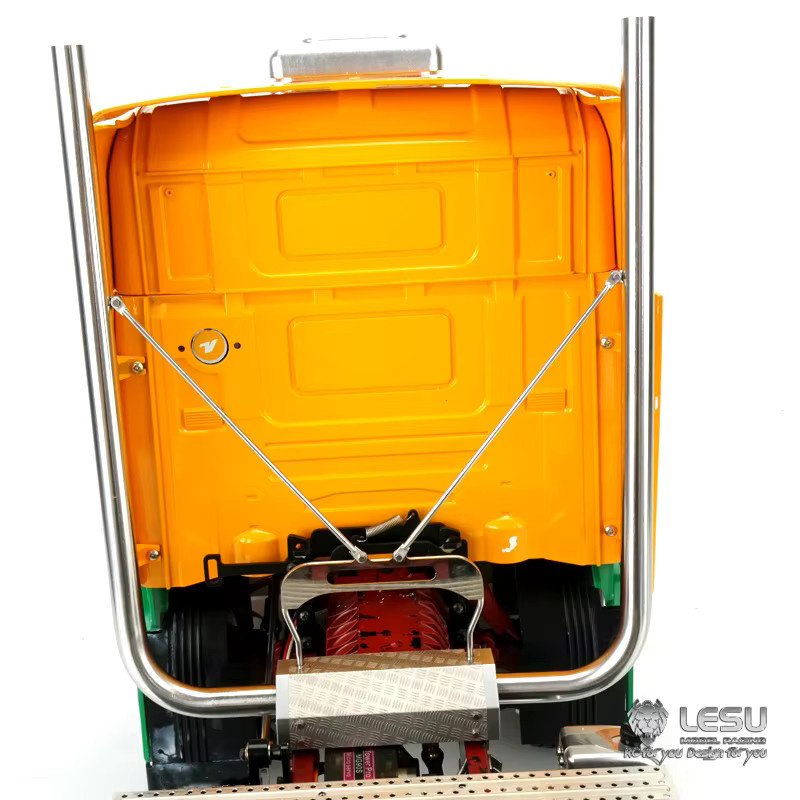 LESU RC Lkw Metall Auspuffrohr, Zubehör, 1:14, ab 14 Jahre - Bild 1