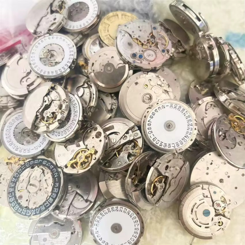 OUNGHD Uhrenzubehör, Messing, Silber, Vintage, Unisex - Bild 5