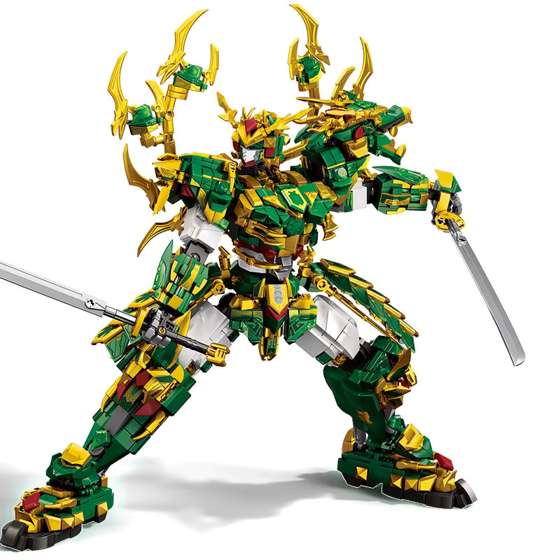 Mech WUKONG Roboter Krieger Ritter, Baustein Spielzeug Set - Bild 2