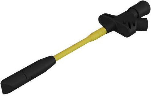 Hirschmann Test & Measurement KLEPS 2700sw Abgriffklemme mit 4mm Steckanschluss, CAT II 1000V, Schwarz - Bild 1