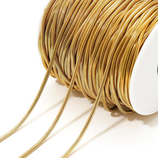 Semitree Schlangenkette Edelstahl, 2 Meter, Unisex - Bild 1