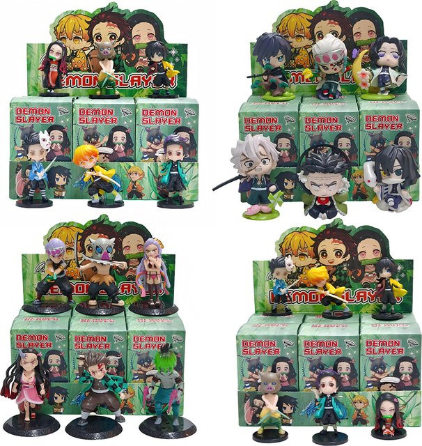 Bandai Demon Slayer, Blind Box Set, Figur, Kunststoff, Bunt / Mehrfarbig - Bild 1