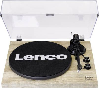 Lenco LBT-188PI Bluetooth USB Plattenspieler mit Riemenantrieb in Kiefer Optik Beige/Braun - Bild 1