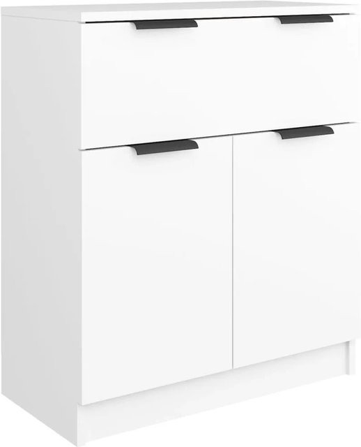 vidaXL Sideboard modern Weiß aus Holzwerkstoff B/T/H: 60 x 30 x 70 cm - Bild 1