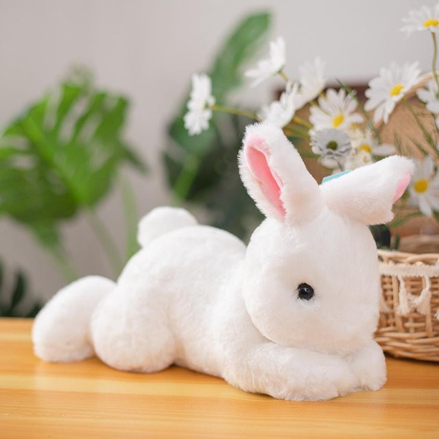 BC Pet Supplies Kaninchen Plüschtier, Weiß, 50cm - Bild 1
